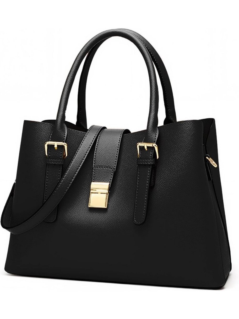 Chic Vegan Leather Tote Handbag for Women | Stylish Medium Top Handle Purse